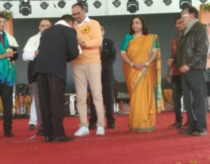 Felicitation of Director- Mr Asheesh Pathak at Lucknow Mahotsav