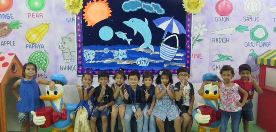 Kiddies Paint their moods in shades of blue(2)