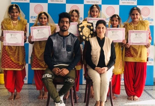 Excellia took part in an Inter school Folk Dance competition