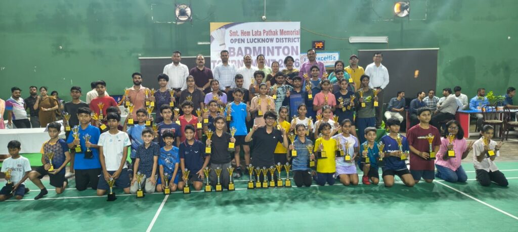 Young shuttlers shine as open badminton tournament concludes